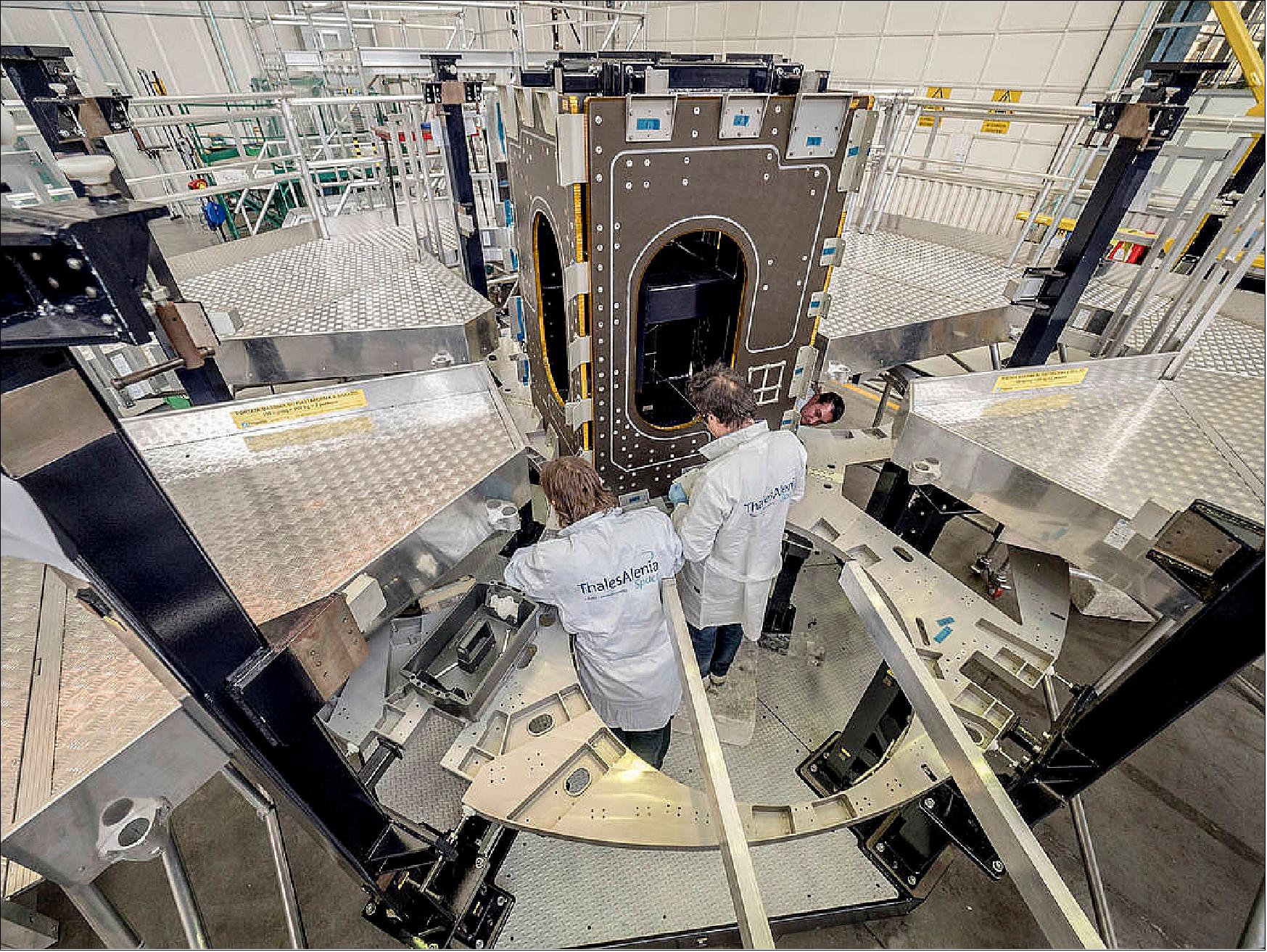 Figure 67: Work progresses on Orion Powerhouse for Crewed Mission (image credit: NASA, Rad Sinyak)