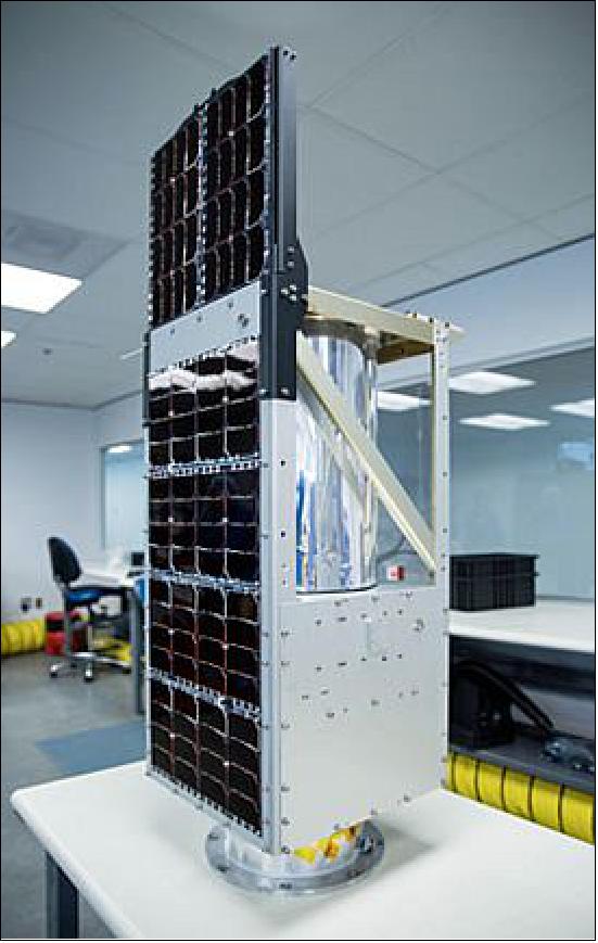 Figure 2: Photo of the BlackSky-1 pathfinder microsatellite (image credit: Spaceflight Industries)