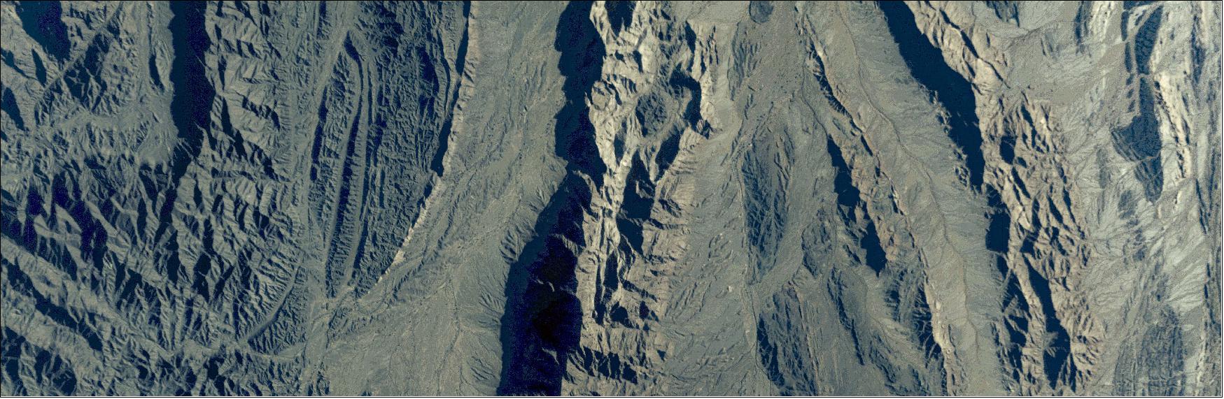 Figure 20: BlackSky Pathfinder-1 scene of mountains around Kandahar in Afghanistan (image credit: Spaceflight Industries, BlackSky)