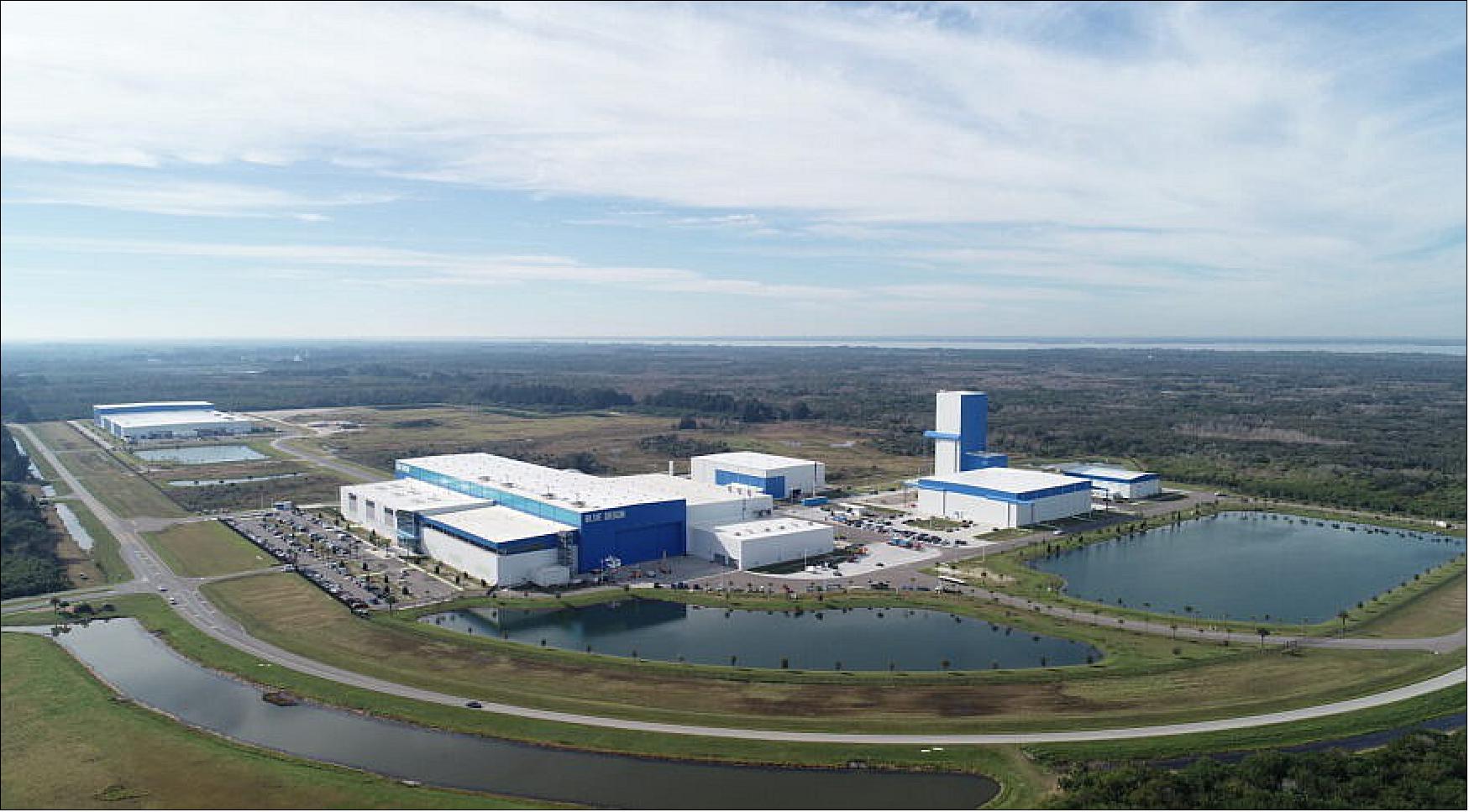 Figure 5: Aerial view of Blue Origin's New Glenn rocket factory at Cape Canaveral, Florida (image credit: Blue Origin)