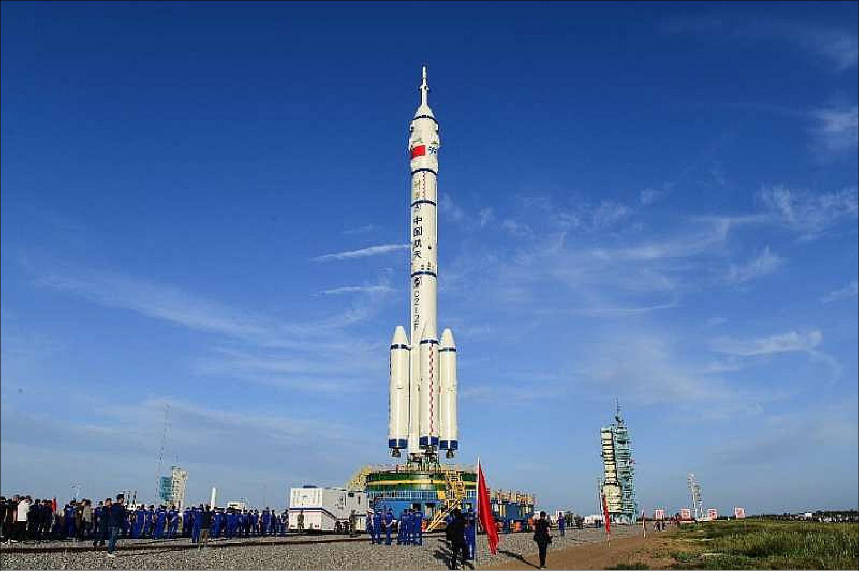 Figure 6: A Long March-2F rocket will carry the first crew to China's new space station (image credit: China)