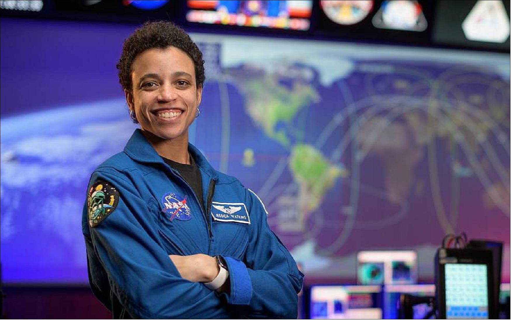 Figure 8: NASA astronaut Jessica Watkins is scheduled to fly to space for the first time as part of NASA’s SpaceX Crew-4 mission launching to the International Space Station (image credit: NASA, Bill Ingalls)