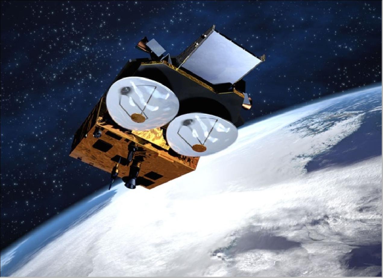Figure 3: Alternate view of the CryoSat-2 spacecraft (image credit: EADS Astrium)