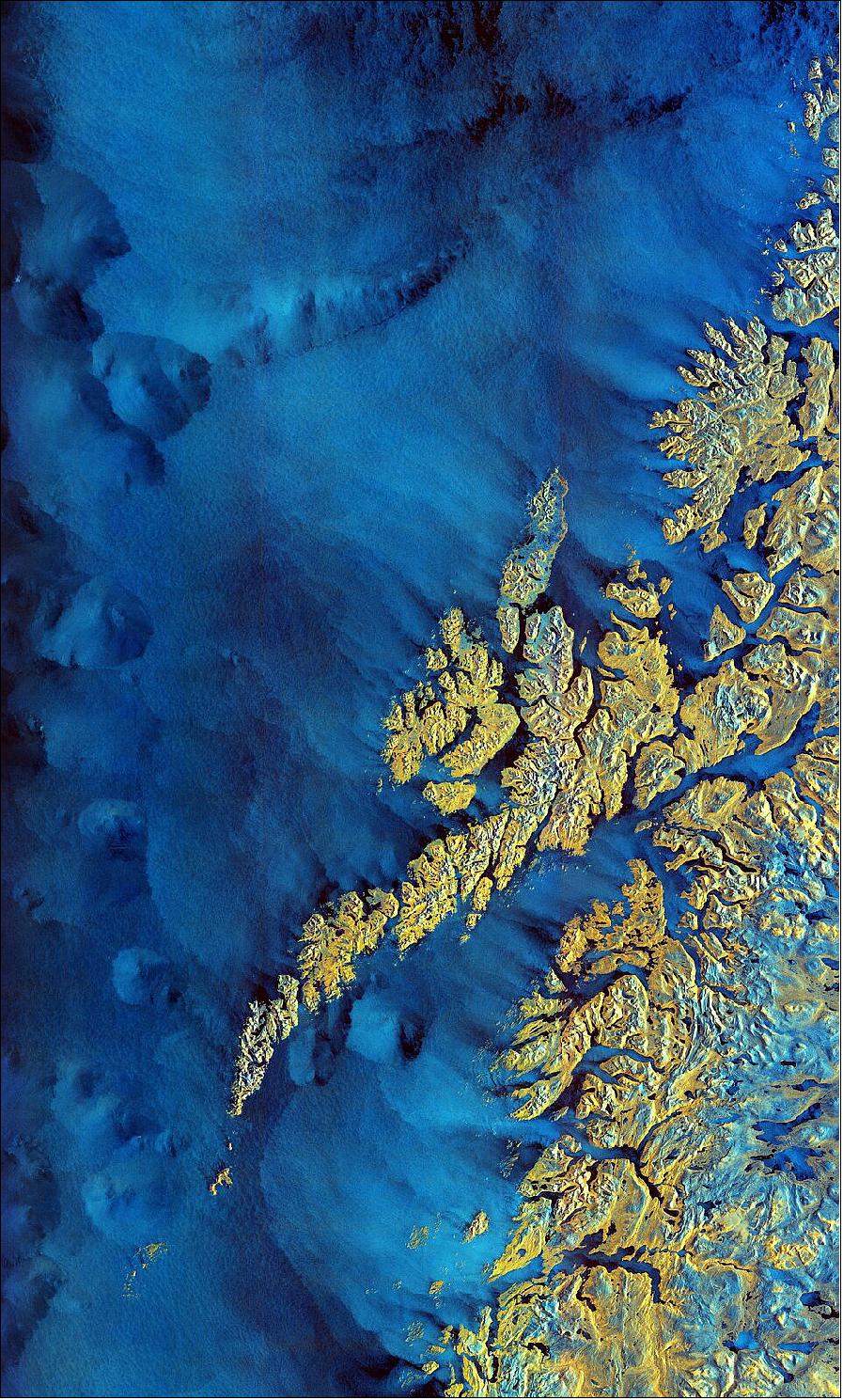 norwegian sea from space