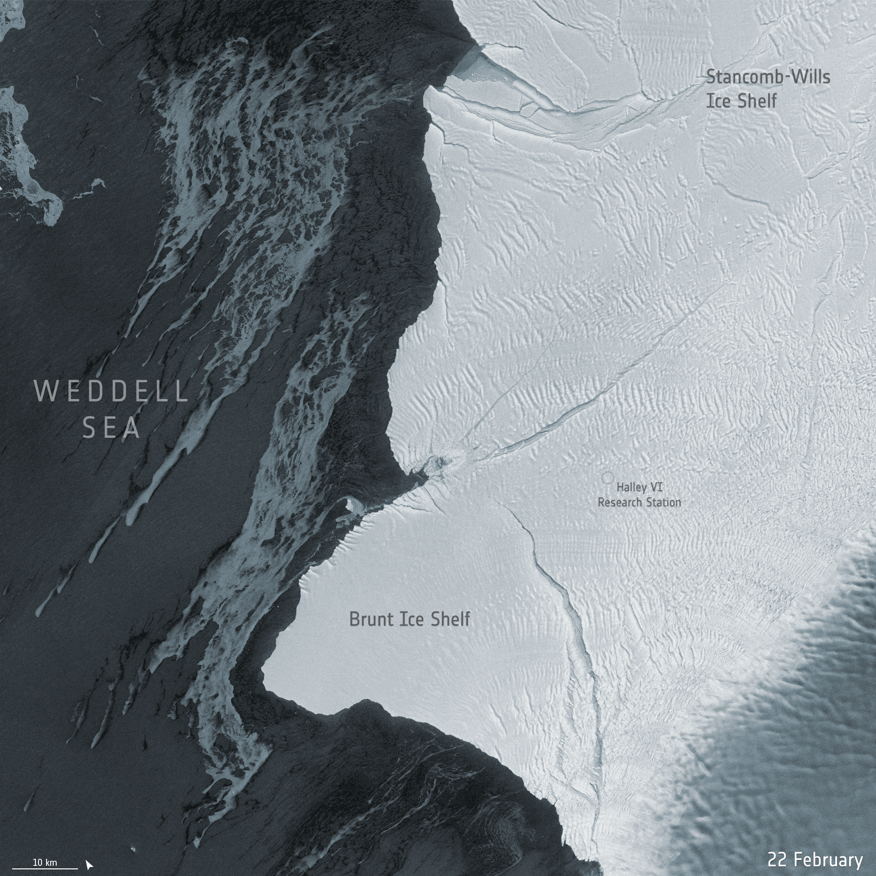 sea ice shelf