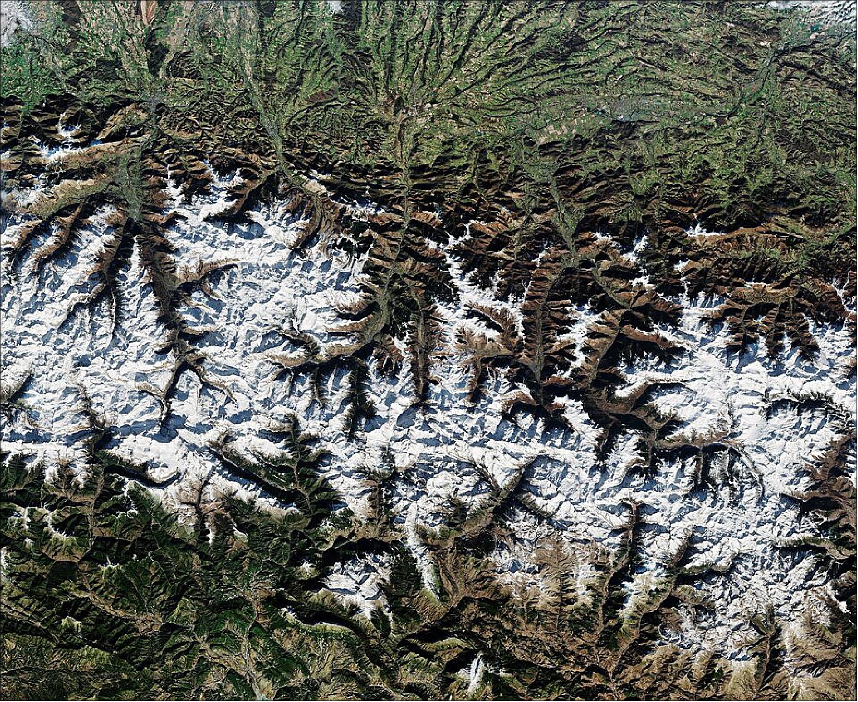 Snowy Pyrenees.