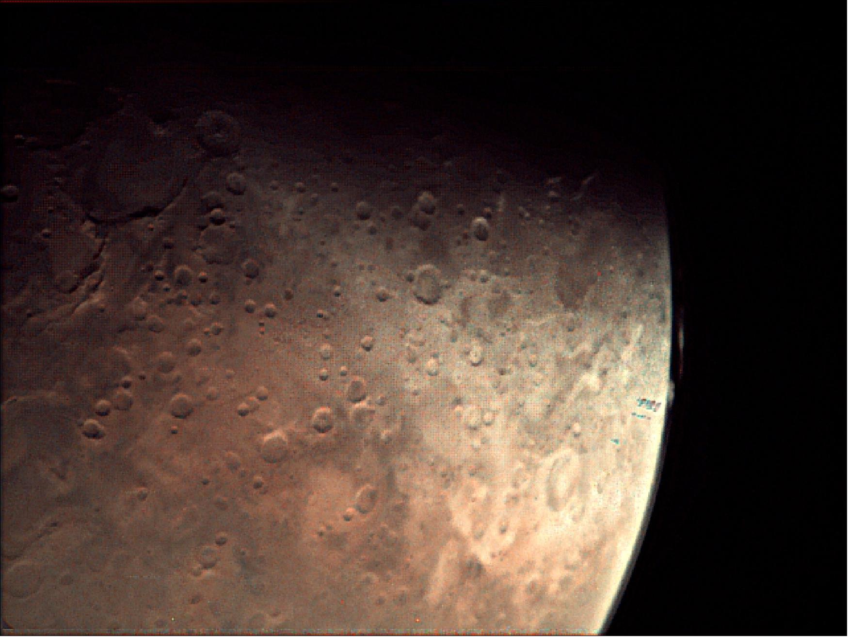 Figure 120: Image from VMC on-board Mars Express acquired on 27 November 2019 (image credit: ESA)
