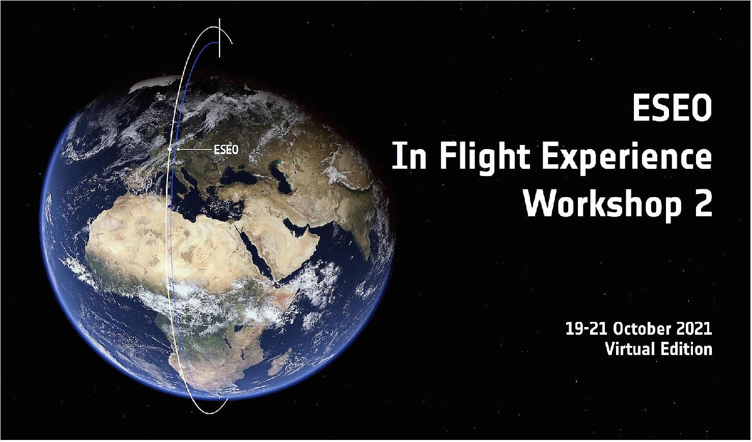 Figure 63: 2nd ESEO (European Student Earth Orbiter) In-Flight Experience workshop (image credit: ESA)