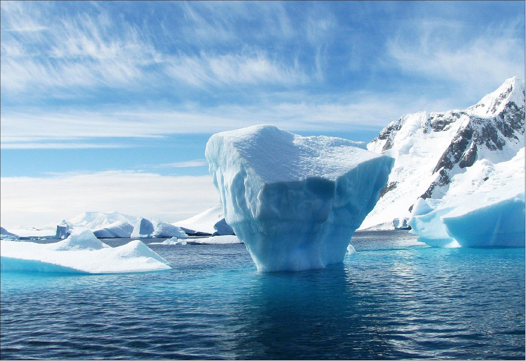 Figure 49: An Iceberg in Antarctica (image credit: Pixabay)