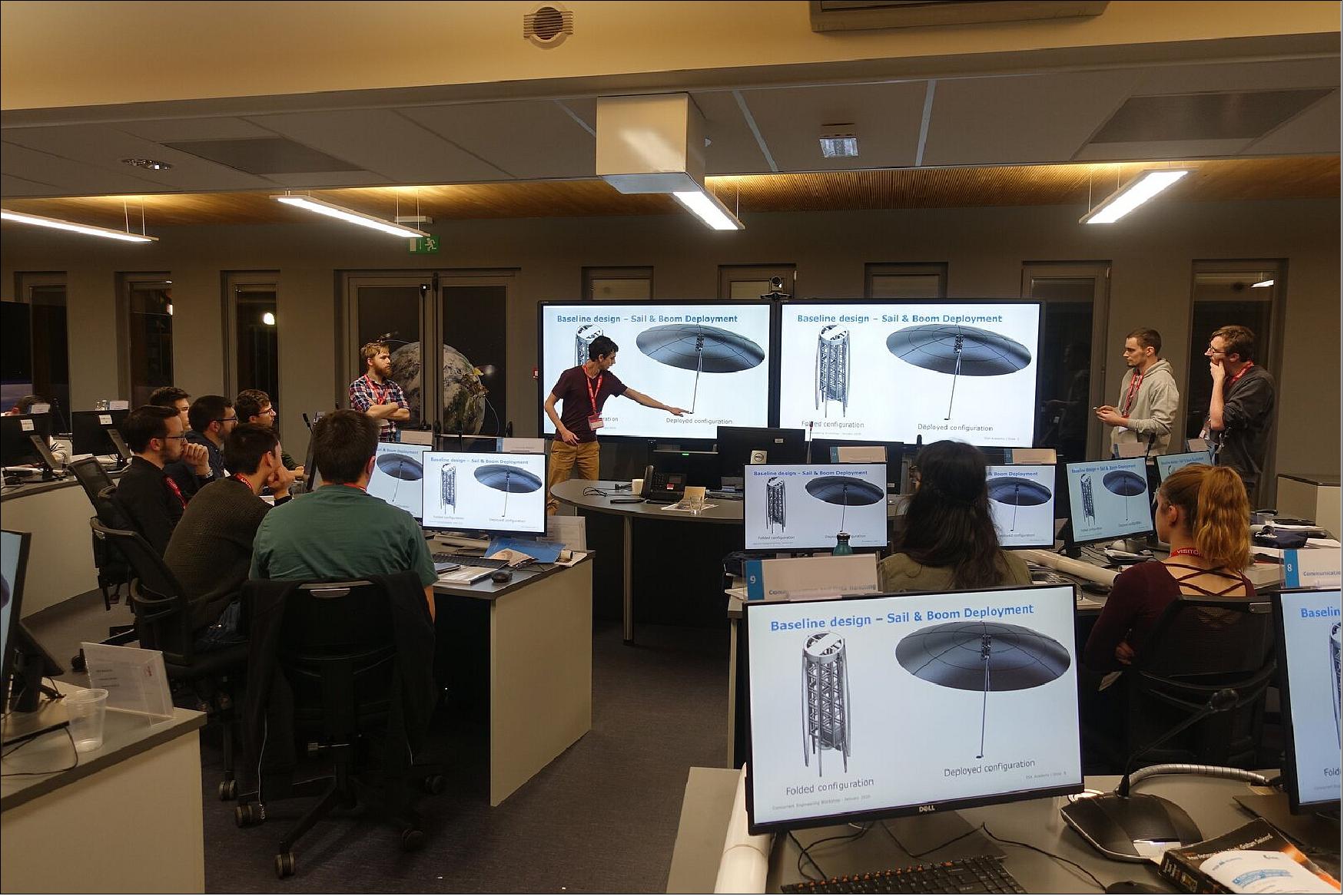 Figure 116: Final design presentation of the Structures team (image credit: ESA)