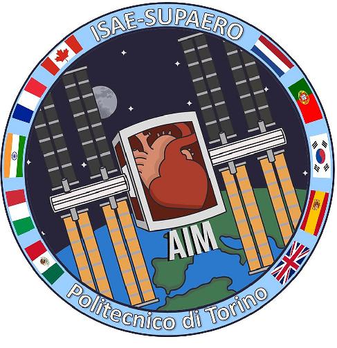Figure 17: The student AIM experiment logo (image credit: ESA)