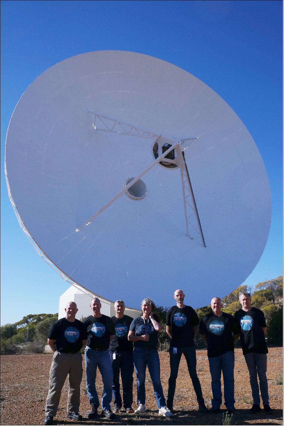 Figure 26: New team for New Norcia deep space antenna. Suzy Jackson leads the new team at ESA's New Norcia ground station in Western Australia (image credit: ESA, Suzy Jackson)