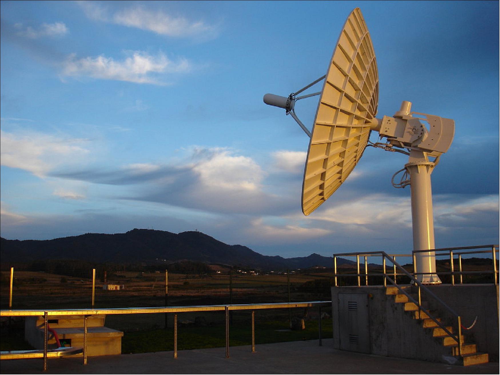 Figure 19: ESA's Santa Maria ground station is located on the ‘Montes das Flores’ (Hill of Flowers) on Santa Maria island in Portugal's mid-Atlantic Azores. It includes a Galileo Sensor Station (image credit: ESA)
