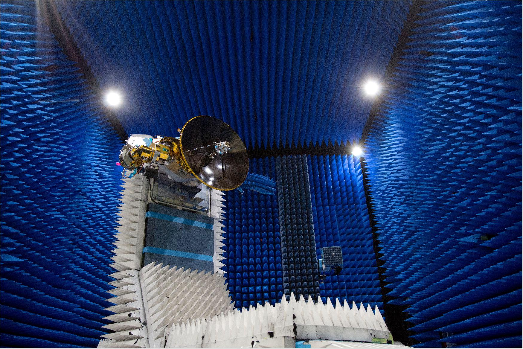 Figure 30: The Euclid spacecraft high gain antenna (photo credit: Thales Alenia Space)