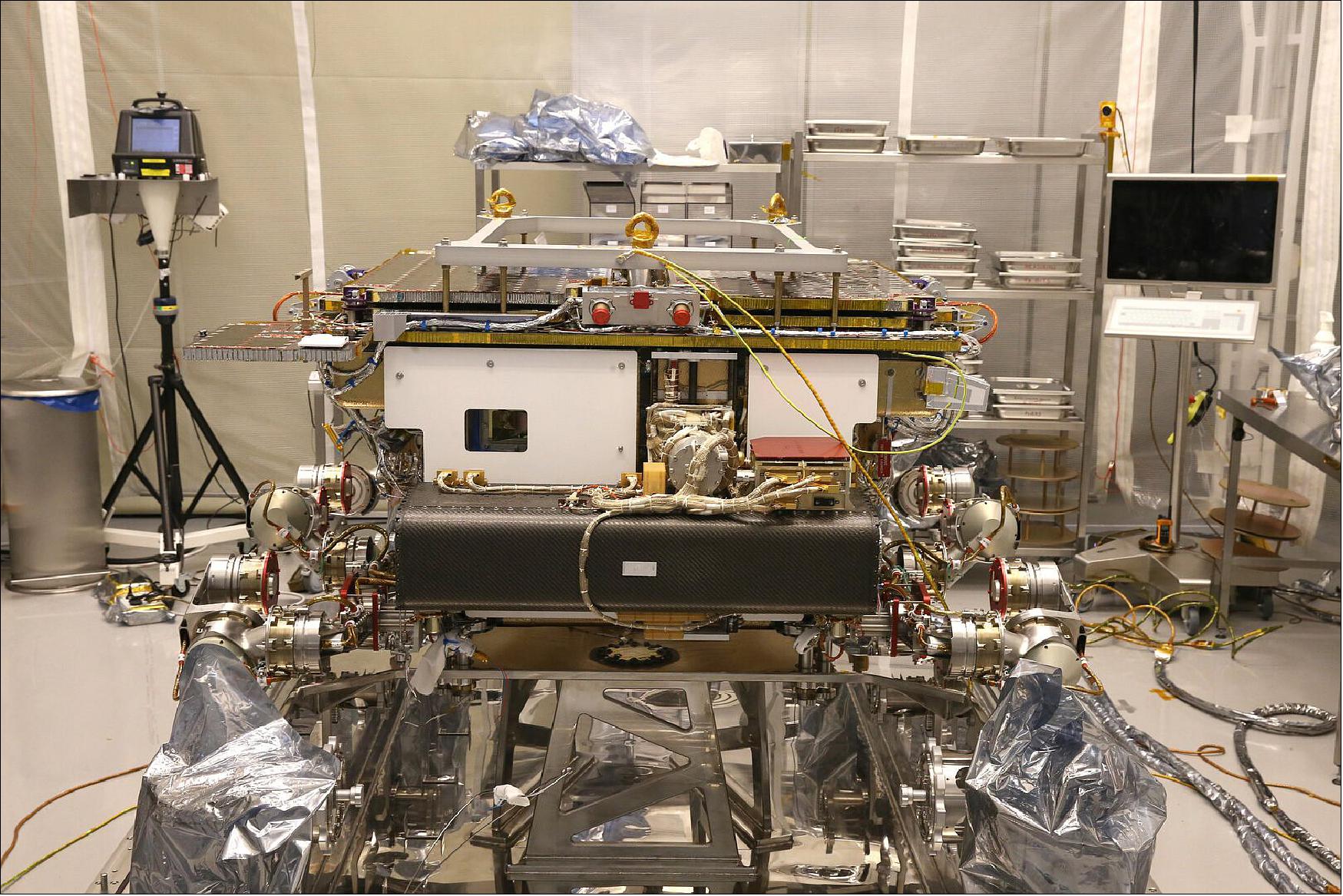 Figure 48: The vehicle left the Thales Alenia Space facilities in Toulouse on 11 February 2020 en route to Cannes, where it will be integrated with the carrier and descent modules, and it will undergo months of intense testing to confirm it is compatible with the mission operations and the martian environment (image credit: Airbus Space)