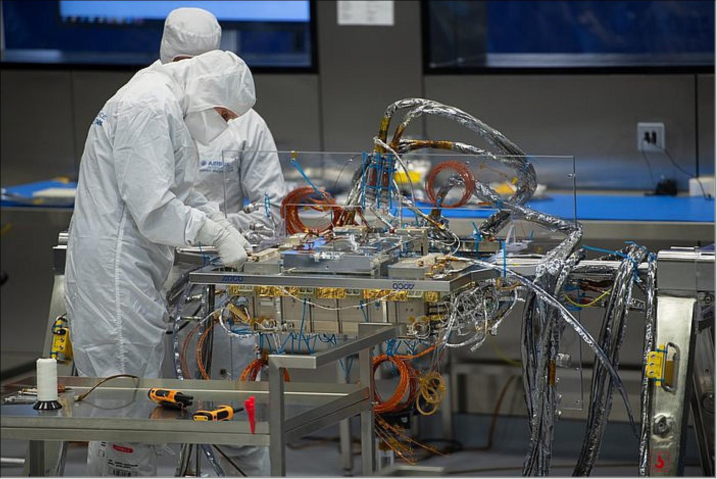 Figure 79: The European ExoMars rover under construction at Airbus, Stevenage, in the UK (image credit: ESA - S. Corvaja)