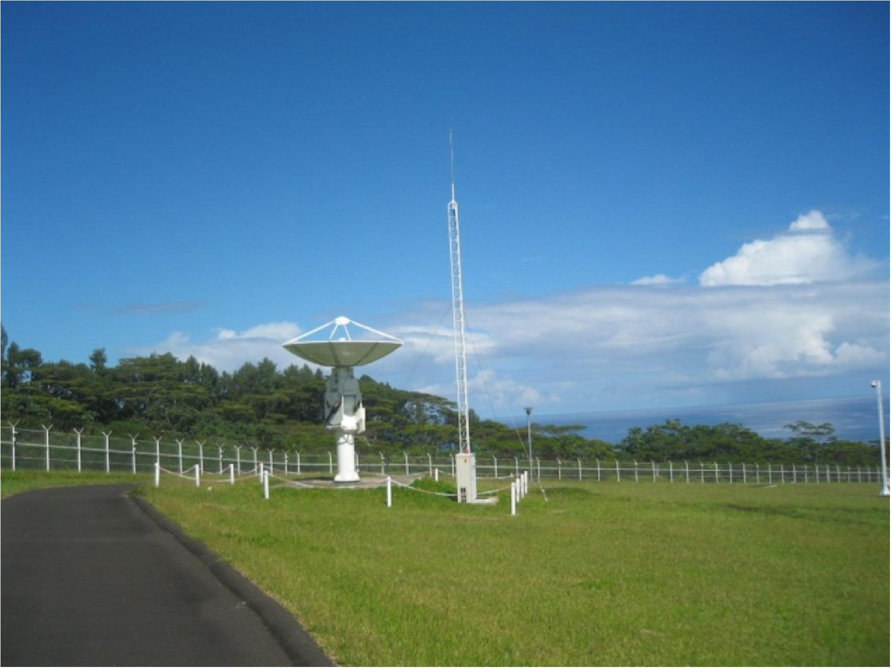 Figure 110: Photo of the new Papette Uplink Station in Tahiti, French Polynesia, used for uplinking navigation messages for rebroadcast to users from Galileo satellite (image credit: ESA) 140)