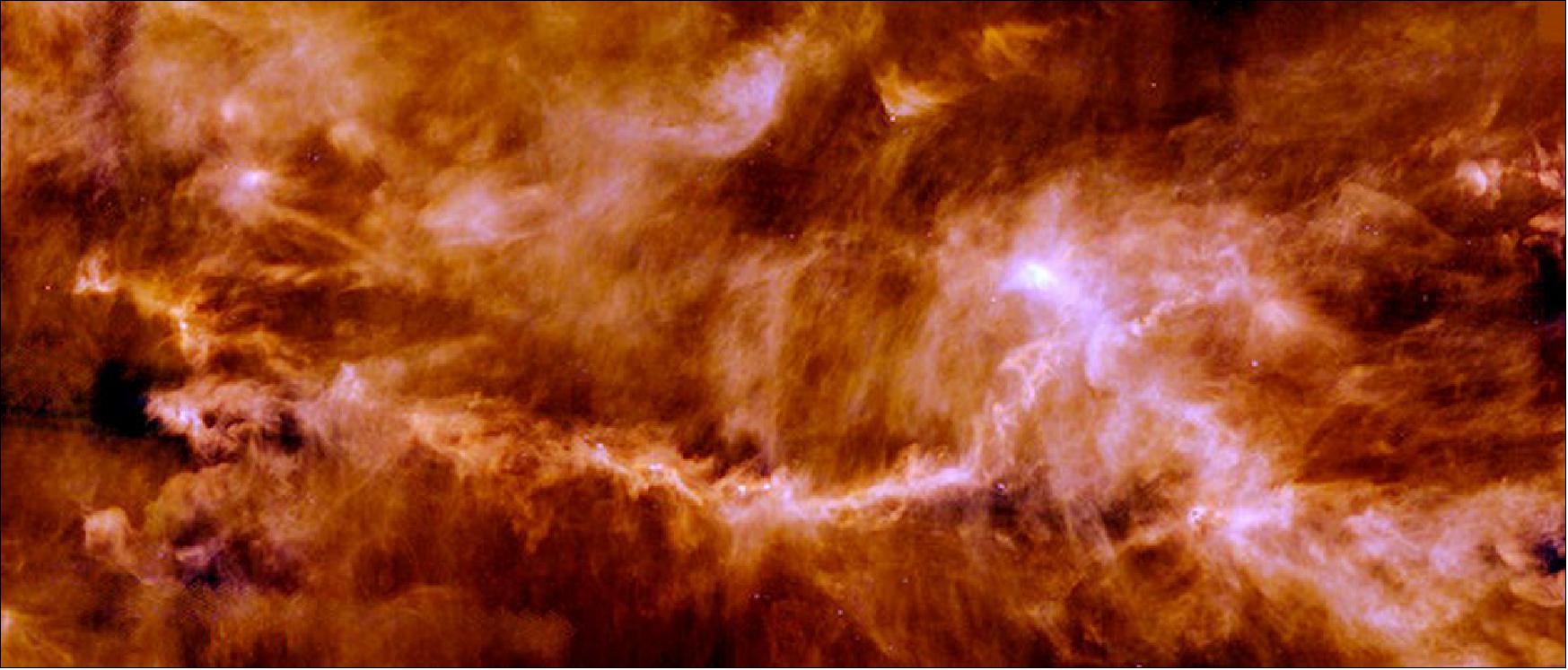 Figure 49: Herschel image of the Taurus Molecular Cloud (image credit: ESA/Herschel/PACS, SPIRE/Gould Belt survey Key Program/Palmeirim et al., 2013)