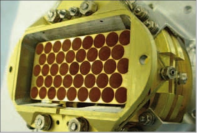 Figure 109: View of the SPIRE photometer detector assembly (image credit: SPIRE Consortium)