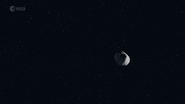 Figure 18: Incoming asteroid (image credit: ESA)