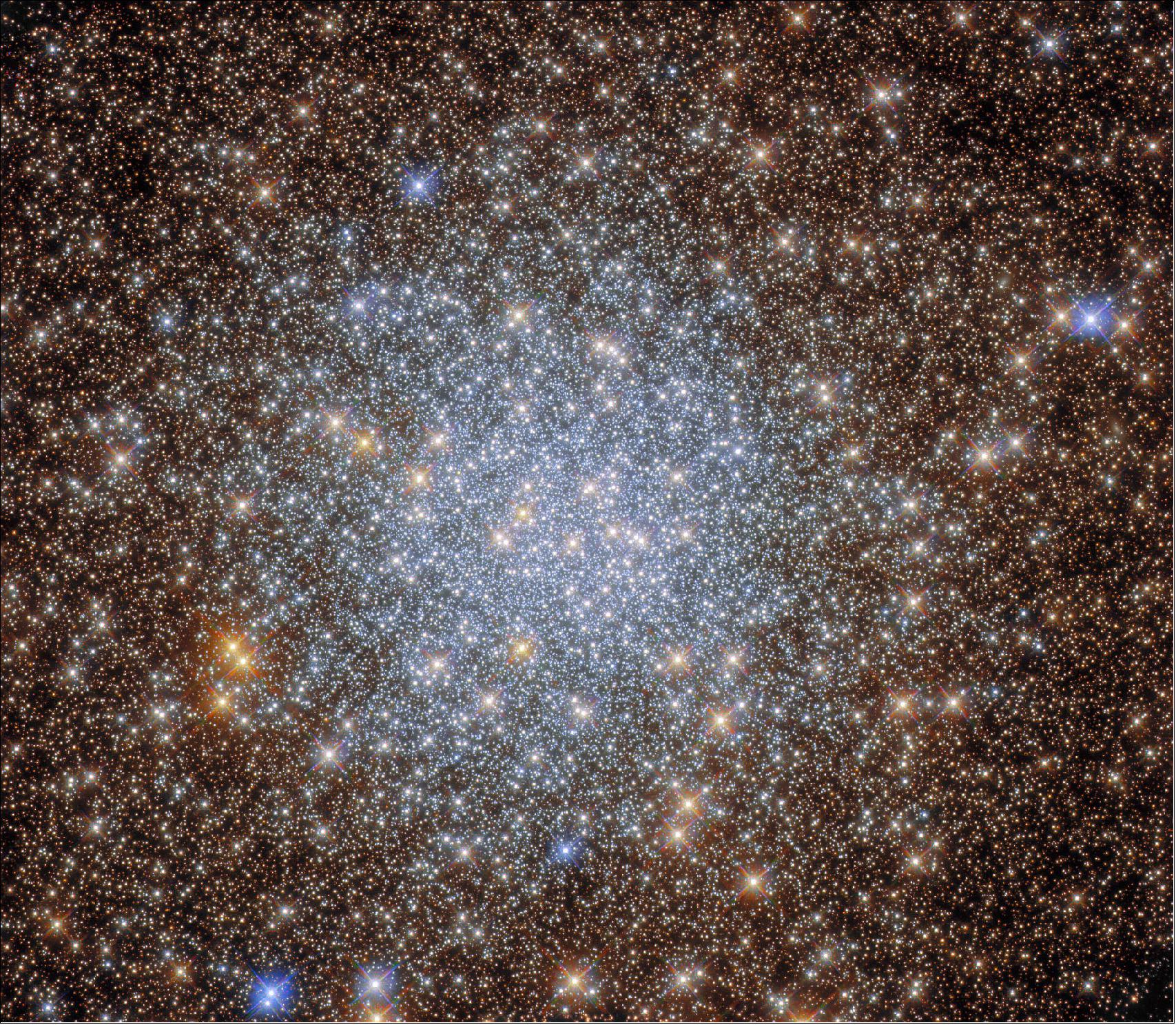 Figure 14: The astronomers who proposed these observations combined data from Hubble with data from astronomical archives, allowing them to measure the ages of globular clusters including NGC 6569. Their research also provided insights into the structure and density of globular clusters towards the centre of the Milky Way (image credit: ESA/Hubble & NASA, R. Cohen; CC BY 4.0)