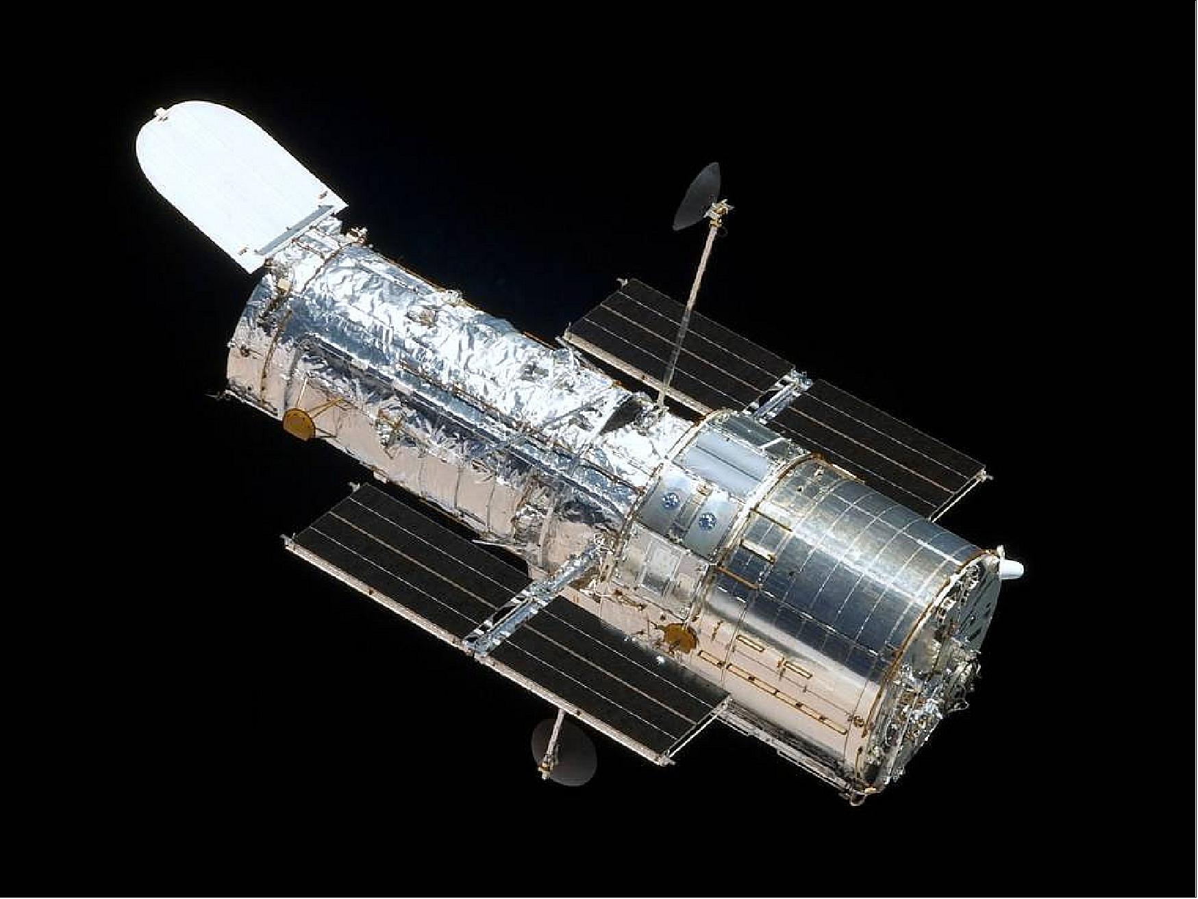 Figure 4: This photograph of NASA’s Hubble Space Telescope was taken on the fifth servicing mission to the observatory in May 2009 (image credit: NASA)