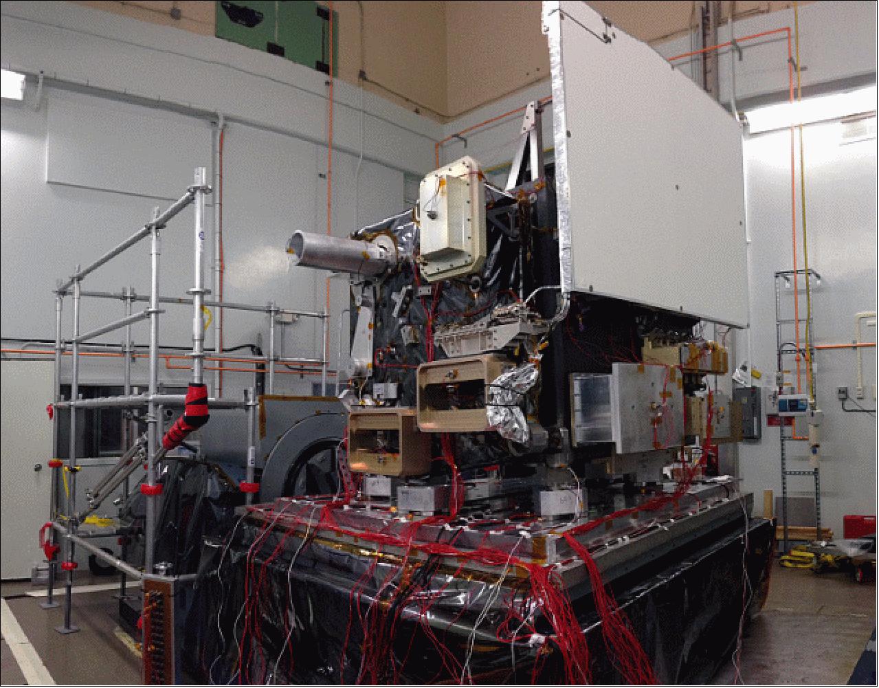 Figure 66: The ATLAS box structure, in preparation for its vibration tests at NASA/GSFC, which will ensure the box can withstand the jolts of launch (image credit: NASA, Ref. 77)