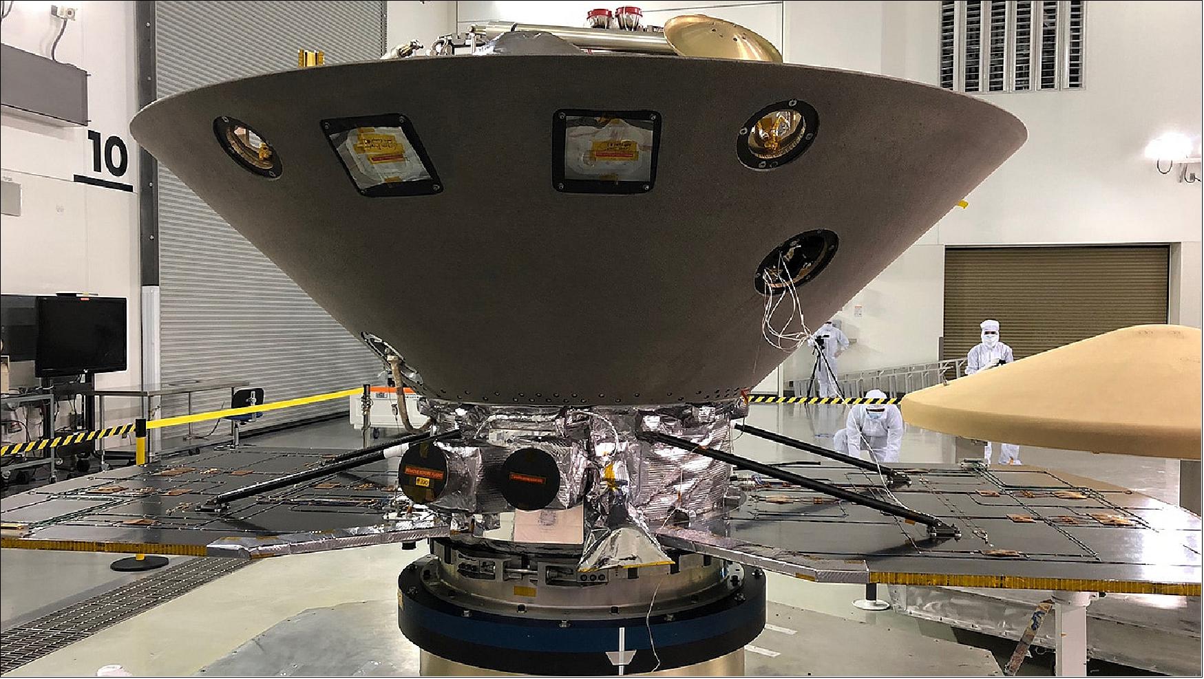 Figure 5: NASA's InSight to Mars undergoes final preparations at Vandenberg AFB, CA, ahead of its May 5 launch date Image credit: NASA/JPL-Caltech)