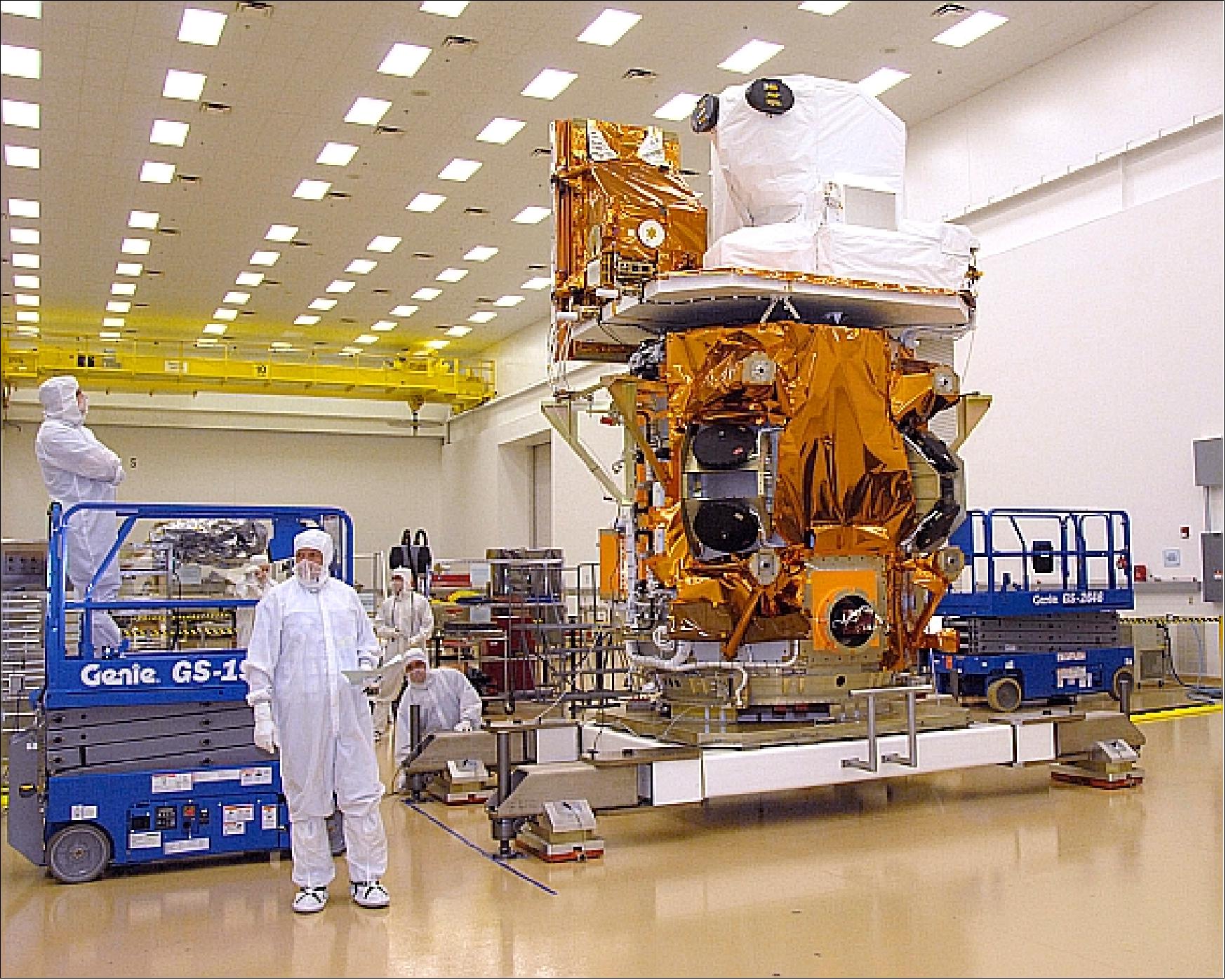 Figure 10: The LDCM spacecraft with both instruments onboard, OLI and TIRS (image credit: USGS) 24)