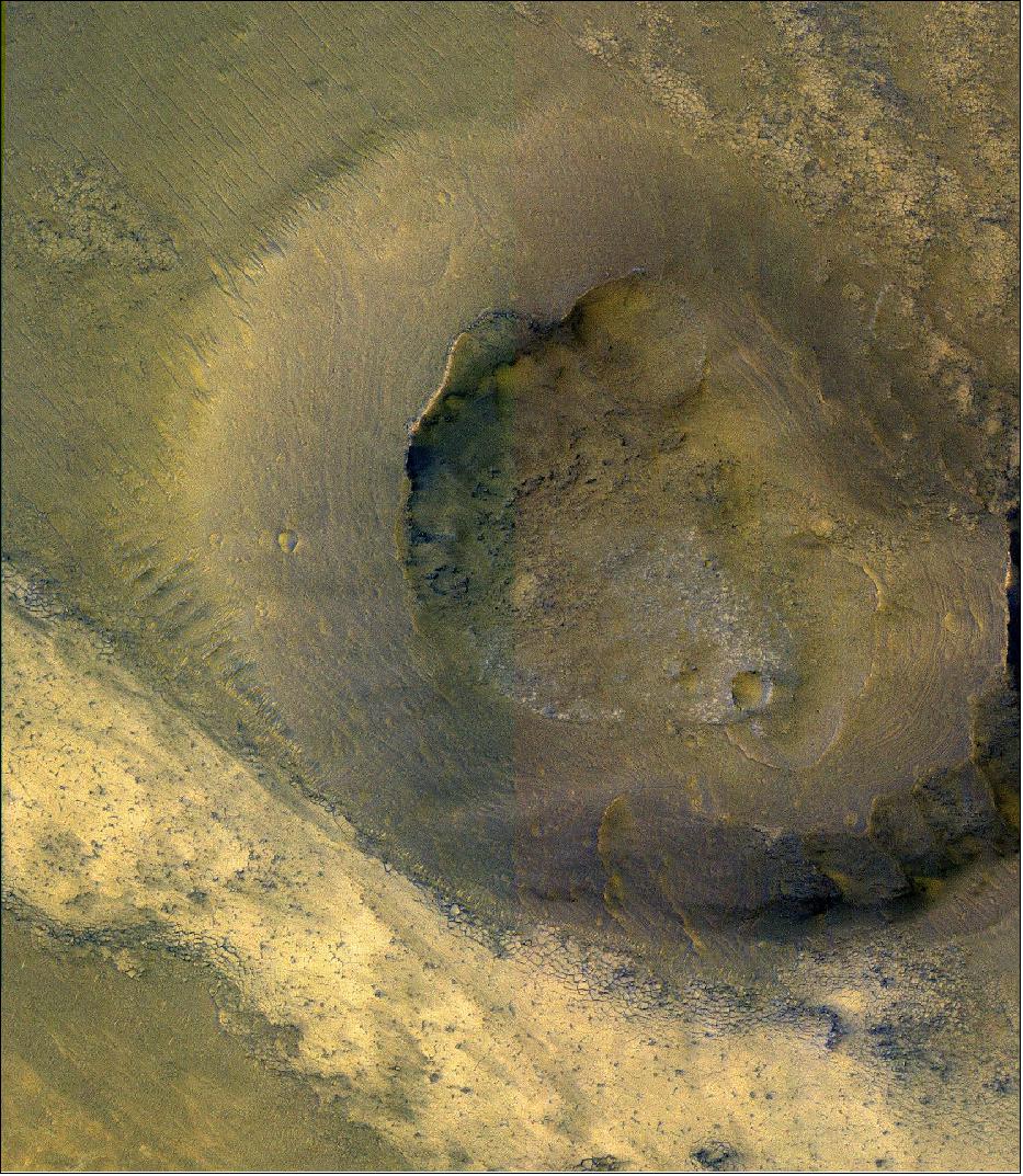 Figure 86: A mud volcano on Mars? (image credit: NASA/JPL-Caltech/University of Arizona)