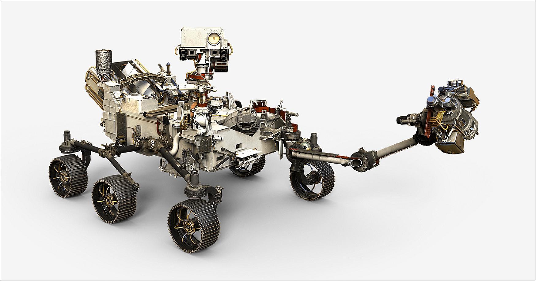 Figure 5: The Mars 2010 rover is a wheeled vehicle with science instruments for making discoveries on the Martian surface (image credit: NASA)