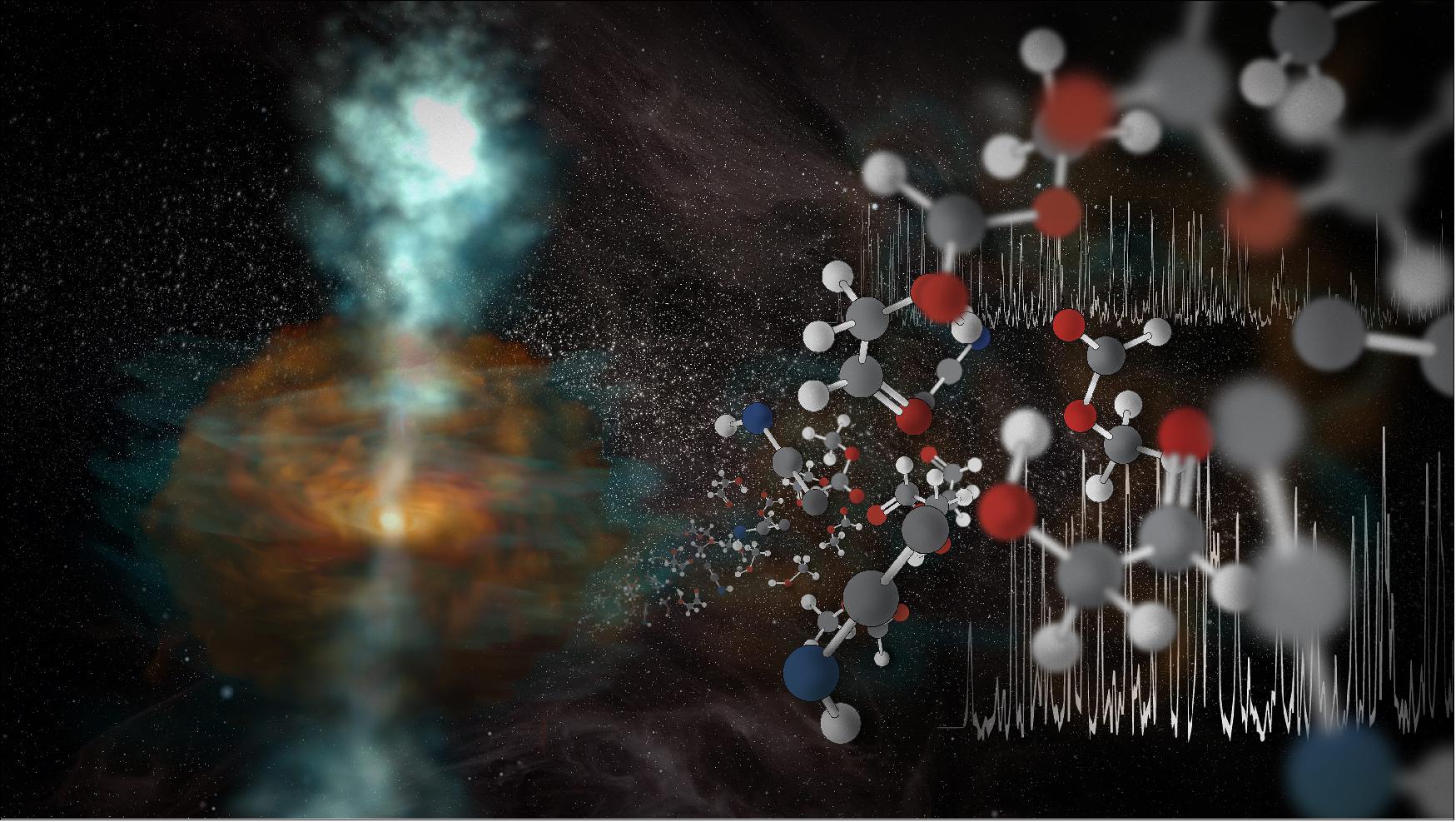 Figure 56: Illustration highlighting ALMA's high-frequency observing capabilities (image credit: NRAO/AUI/NSF, S. Dagnello)