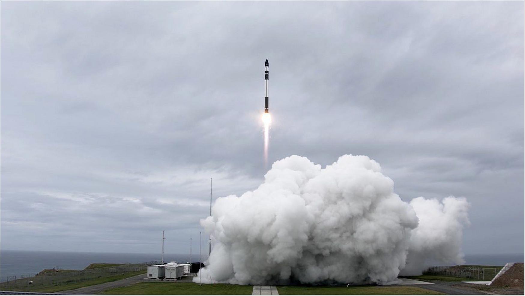 Figure 44: An Electron rocket lifts off from Rocket Lab’s launch base in New Zealand with 10 small satellites for Planet and Canon (image credit: Rocket Lab)
