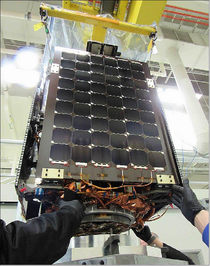 Figure 57: Photo of the Harbinger minisatellite (image credit: York Space Systems)