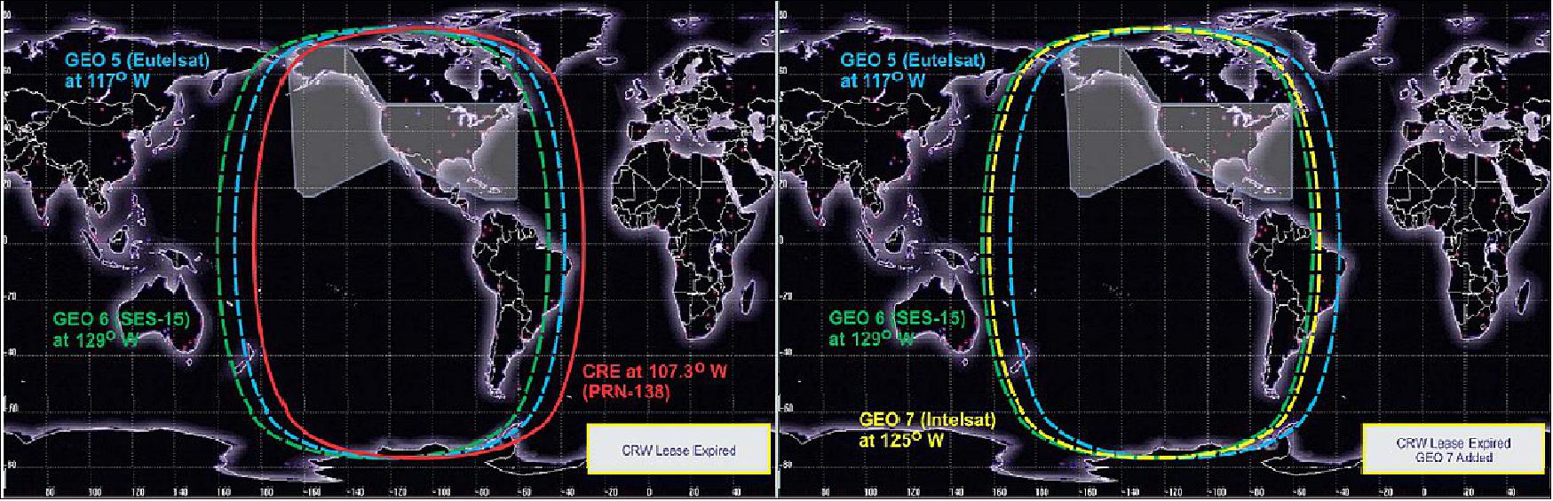 Figure 9: WAAS current and future GEO coverage (image credit: FAA)