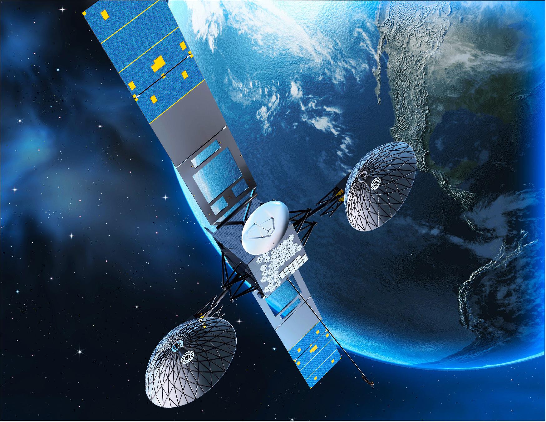 Figure 13: Artist's rendering of a NASA's Tracking and Data Relay Satellite System (image credit: NASA)