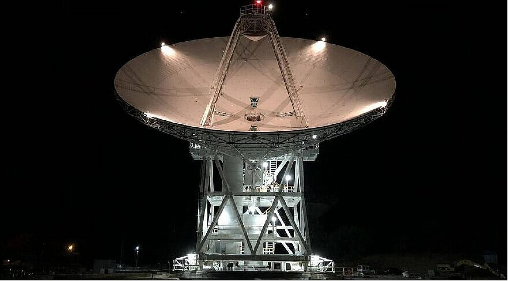 Figure 9: Deep Space Station 56 in Madrid is part of NASA's Deep Space Network. The 34-meter-wide dish is located at the Madrid Deep Space Communications Complex (image credit: NASA/JPL-Caltech)
