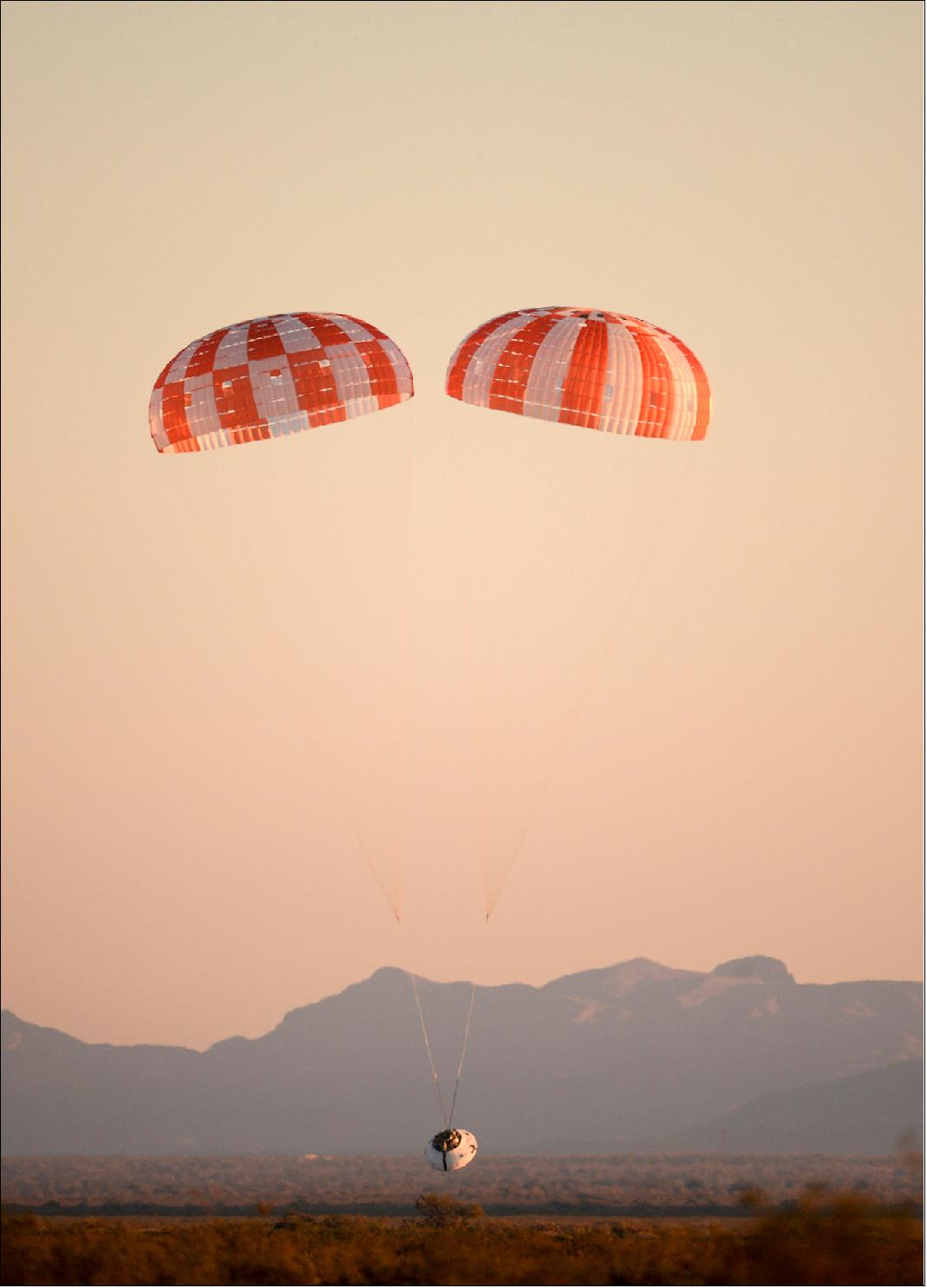 Figure 50: NASA is testing Orion’s parachutes to qualify the system for missions with astronauts (image credits: U.S. Army)