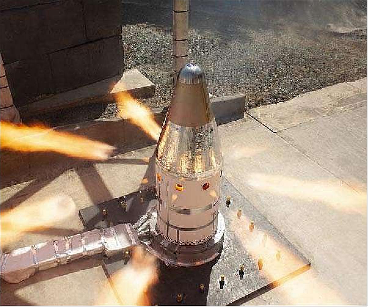 Figure 23: Attitude Control Motor (ACM) for NASA's Orion spacecraft Launch Abort System (LAS), image credit: Northrop Grumman
