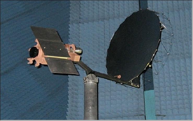 Figure 55: 1/10th scale model undergoing antenna range measurements (image credit: NASA)