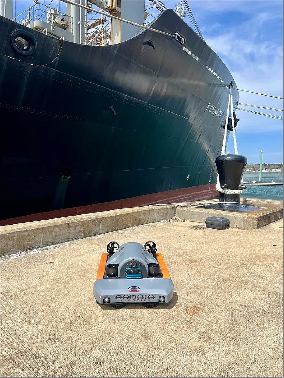 Figure 39: The Armach HSR helps shipping companies to ensure their ships’ hulls are constantly clean to maximise ship performance (image credit: Armach Robotics)