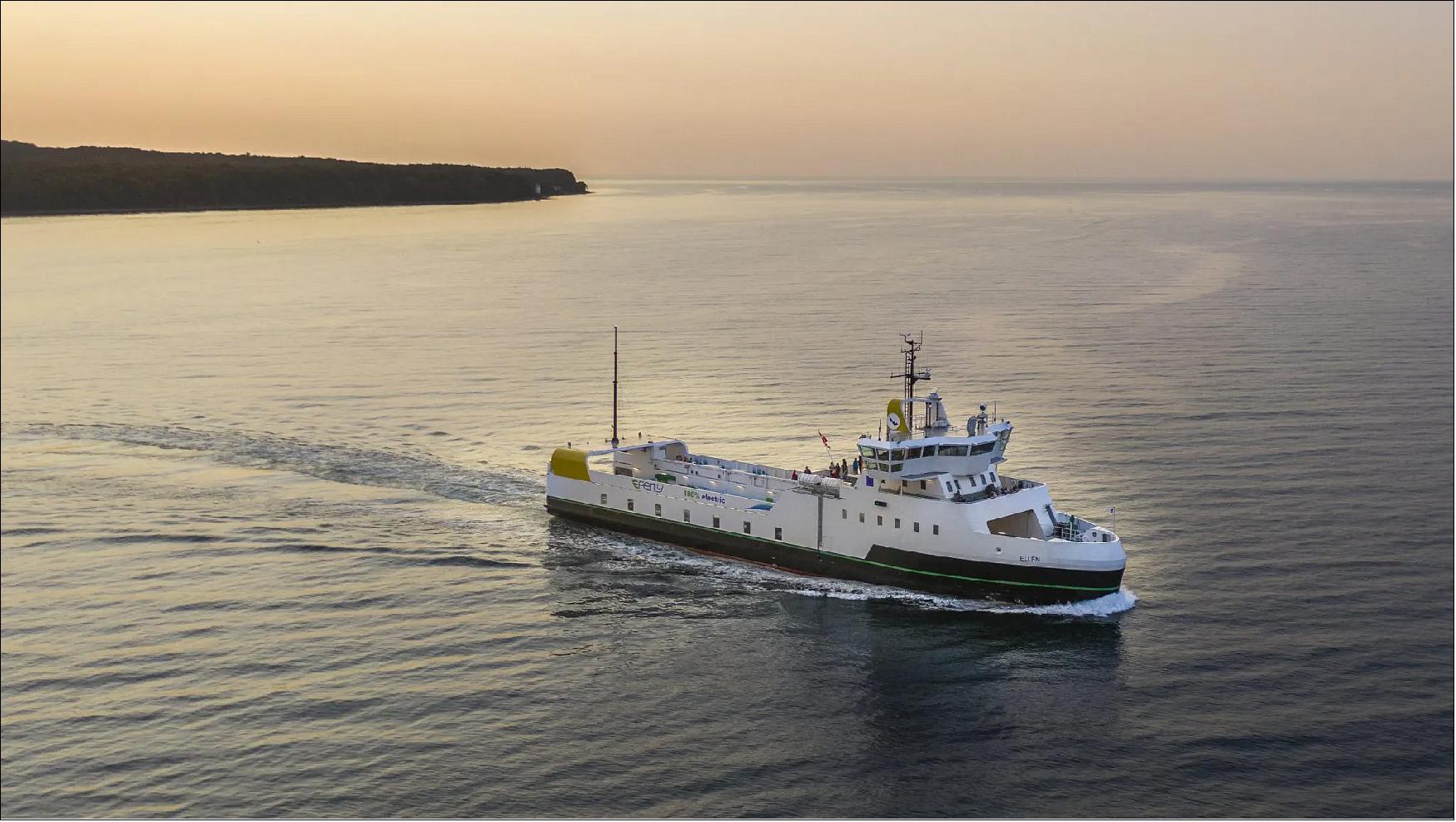 Figure 17: An electric ferry named Ellen has sailed 50 nautical miles – 92 km – on a single battery charge, marking a new world record (image credit: VPO Global)