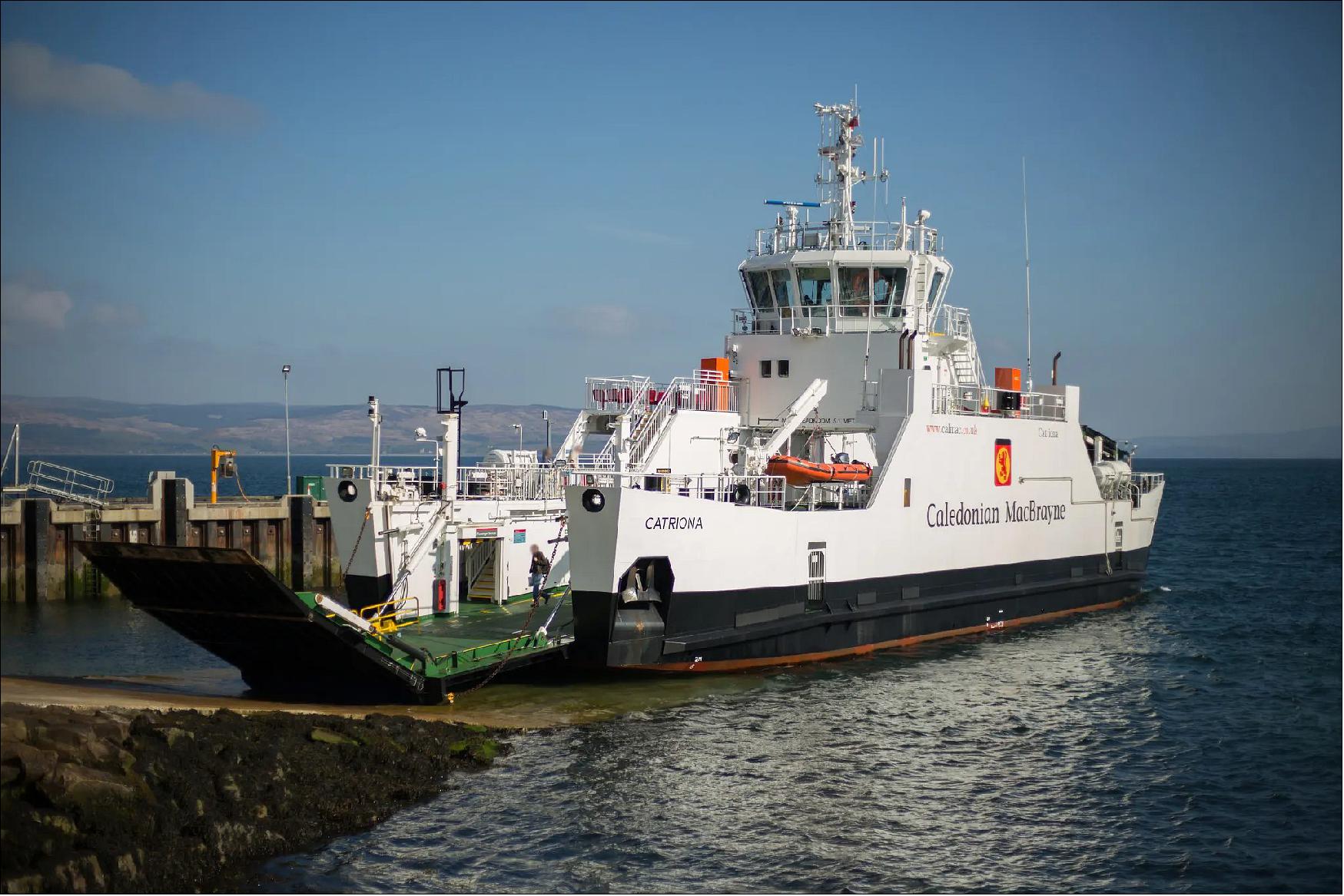 Figure 136: The Catriona, one of three hybrid diesel-electric vessels in CMAL’s fleet and one of the 23 ferries included in this study (image credit: Jeremy Sutton-Hibbert)