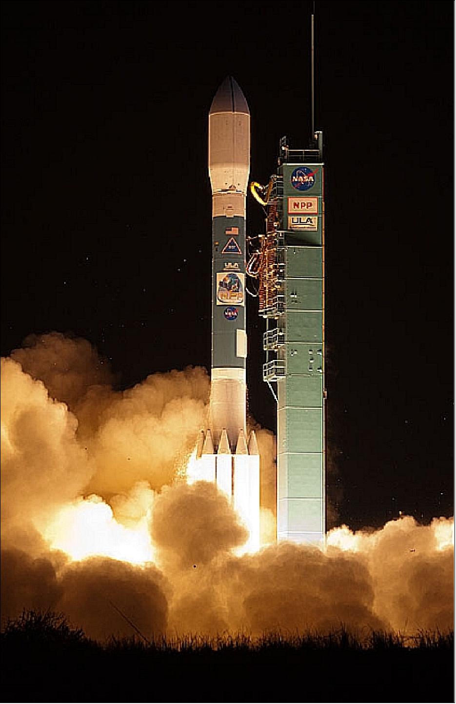 Figure 6: Photo of the NPP launch (image credit: NASA)