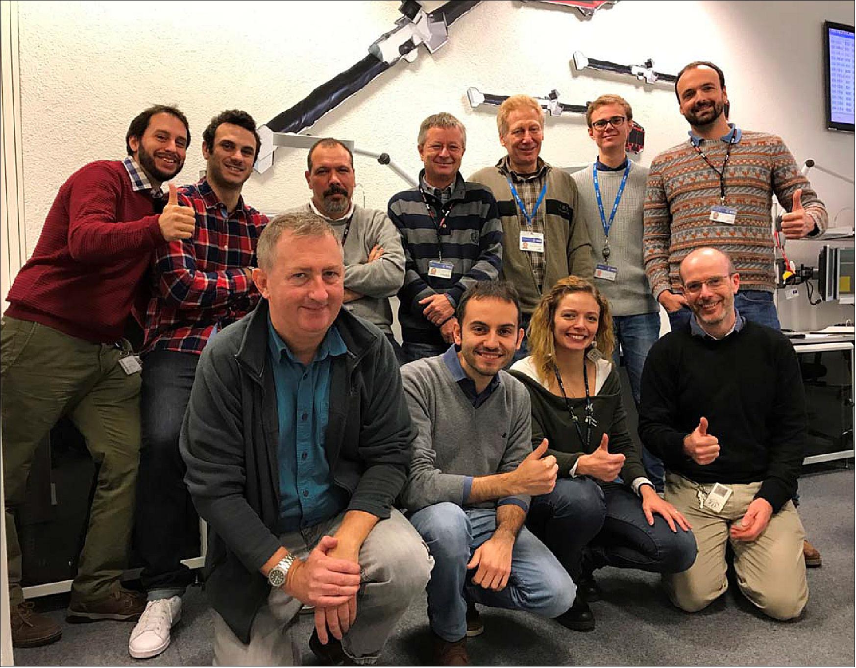 Figure 93: The Swarm flight control team (image credit: ESA/ESOC)