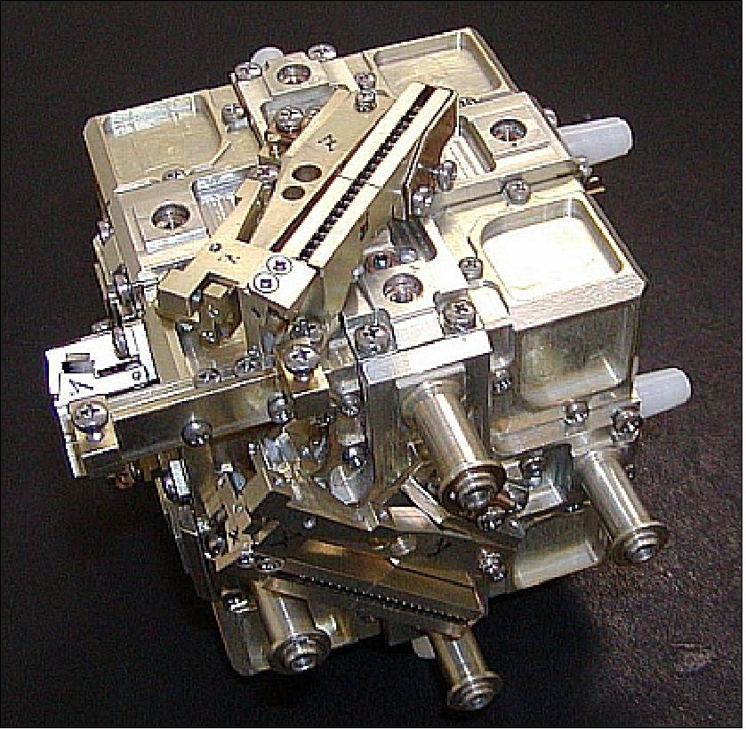 Figure 132: Photo of the mechanical part of the MAC04 accelerometer (image credit: VZLU)