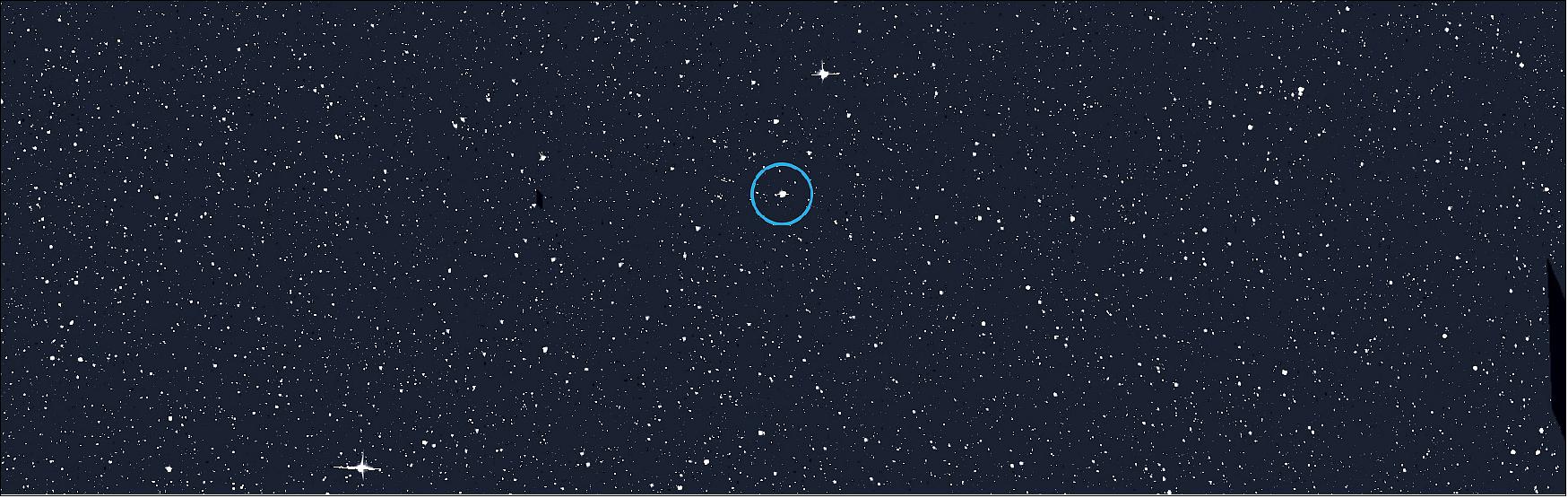Figure 43: The star Alpha Draconis (circled), also known as Thuban, has long been known to be a binary system. Now data from NASA's TESS show its two stars undergo mutual eclipses (image credit: NASA/MIT/TESS)