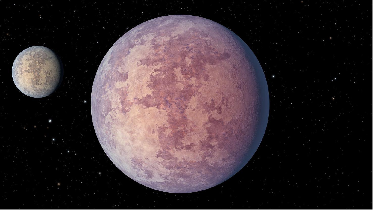 Figure 10: Illustration of two newly discovered, rocky "super-Earths" that could be ideal for follow-up atmospheric observations (image credit: NASA/JPL-Caltech)