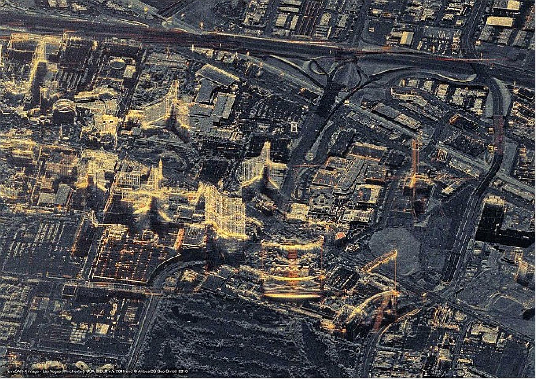 Figure 20: TerraSAR-X image of Las Vegas (Winchester), Nevada, USA (image credit: Airbus DS) 29)