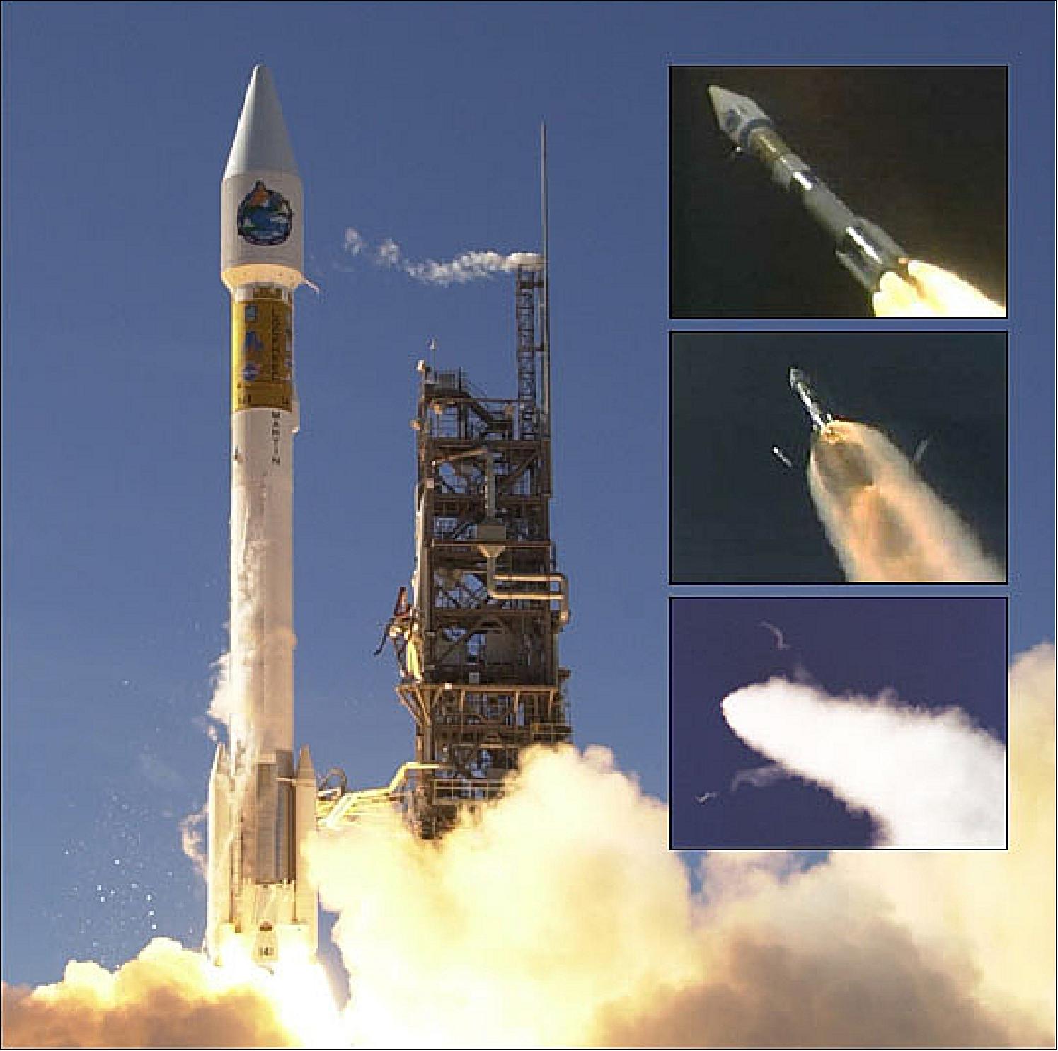 Figure 5: Photo of the Terra satellite launch on 18 Decmber 1999 (6:57 UTC) from VAFB, CA (image credit: NASA)
